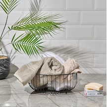 Metal Banyo Organizeri - Siyah - 28 Cm Çok Renkli