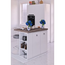 Mutfak Adası Çok Amaçlı Mutfak Masası