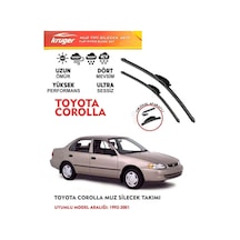 Toyota Corolla Muz Silecek Takımı 1.3 1.4 1.5 1.6 Motor Araca Özel Aparat 1992-2001 Arası