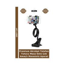 Premium Akrobat Telefon Tutucu Masa Üstü Çok Amaçlı Masaüstü Aparat
