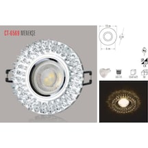 Ct-6569 Menekşe Cam Spot (Ampulsuz)Cata