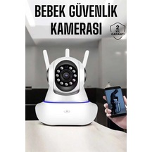 Mey İthalat Wifi Kamera Ev Kamerası Gece Görüşlü Kablosuz Bebek Izleme Kamerası Diğer