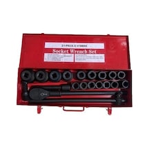 Socket Pro Socket Wrench 3/4 Ağır Tip Lokma Anahtar Takımı 21 Parça