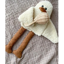 Çocuk Bebek Uyku Arkadaşı Duffy Ördek- Peluş Ördek, Uzun Bacak Kuş