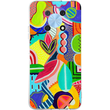 Huawei Nova Y90 İle Uyumlu Retro Color 6 Kamera Korumalı Şeffaf Kılıf Şeffaf