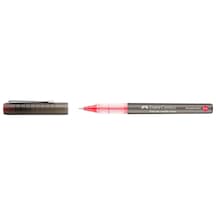 Faber-castell Free Ink Roller Kalem 0.5, Kırmızı, Silinmez Kalıcı Mürekkep, İğne Uçlu, Akıcı Yazım, Mürekke Genel