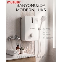 Musullu Msl-5003 Elektrikli Şofben 7000 W Ani Su Isıtıcı