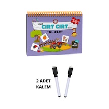 12-24 Ay Cırt Cırtlı Aktivite Eğitici Kitap Ve 2 Tane Silme Özellikli Kalem
