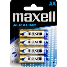 Maxell Lr6 Aa Alkalin Kalem Pil 4 Lü Paket Blister