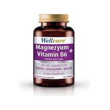 Wellcare Magnezyum   Vitamin B6 Takviye Edici Gıda 60 Tablet