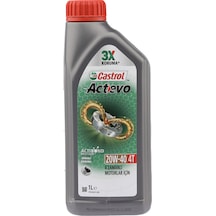 2 Adet Castrol Actevo 4t 20w-40 Motorsiklet Yağı 1l