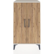 Hyperion Komodin 2 Raflı 2 Kapaklı 60x44x106 Aytaşı-çam Aytaşı
