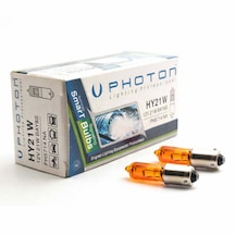 2 Adet Photon 12v H21 Ampul 21w Turuncu Amber Sarı Işık Sinyal Ampulü Şaşı Yakın Tırnak Bmw Opel Renault