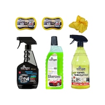 Motor Genel Temizleyici Şampuan Mikrofiber Bez 2 Ad Sünger Ebrayn