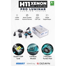S-dizayn Pro Luminar H11 Led Xenon / 60w / 12000lm / 7000k A+ Kalite