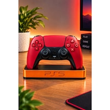 Veriqo 3d Ps5 Dualsense Uyumlu Oyun Kolu Standı Gamepad Tutucu Masaüstü Controller Standı Turuncu
