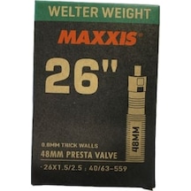 Maxxis 26x1.50/2.5 İğne Sibop İç Lastik 48mm Siyah