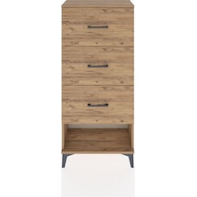 Hyperion Dolap 3 Çekmeceli 60x44x134 Çam-çam Çam