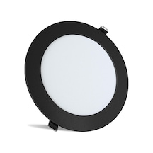 YCL 3 W Led Panel - Beyaz 6500K - Yuvarlak- Siyah- S/A -ALP-1203B
