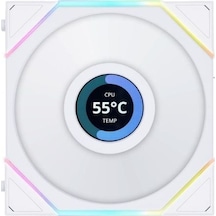 Lian Li Unı Fan Reverse Tl Wireless Lcd 120mm Beyaz Kasa Fanı Rgb & Lcd Ekranlı