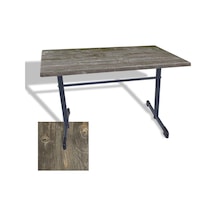 Halley Mutfak Masası 70x120 Esb Werzalit, Wermodin Ve Allzalit Tabla - Old Pine Çok Renkli