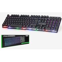 Hadron HD856 Usb Kablolu Mekanik Hisli Rainbow Ledli Gaming Q Klavye