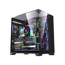 Snt Subzero Plus 7 X Argb Fan Uzaktan Kumanda Midi Tower Atx Siyah Oyuncu Kasası
