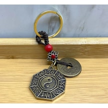 Tedar Metal Yin Yang Anahtarlık Alk4457 Najmaddin Altın