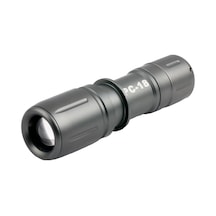 Police Pc-18 Cree Power Led+Zoom El Feneri  Pilli Gri