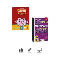 6.sınıf Matematik 36 Haftalık Ödev Föyleri +paragraf Deneme Bigelio+yargı
