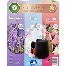 Air Wick Essential Difüzör + Lavanta + Linen + Vanilla Oda Kokusu Seti