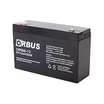 Akü 6 Volt 12 Amper Orbus Orb6-12 ( 150 X 50 X 94 Mm )