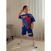 Jeliboom Spıderman Baskılı Penye Şortlu Erkek 2 Li Takım 3-10 Yaş -1047220 - Lacivert