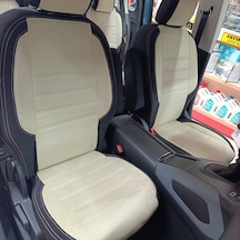 Peugeot Rifter Uyumlu Araca Özel Oto Koltuk Kılıfı 158541 Siyah-bej