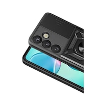 Samsung Galaxy S26 Pars Lens Yüzüklü Silikon - Siyah