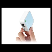 Tp-lınk Tl-wr802n, 1port, 300mbps, 2.4ghz Wifi, Taşınabilir, Megabit, Nano, Router, Access Point, Re
