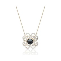 Diamond Line-Gülaylar - Sarı Altın 14 Ayar Incili Kolye N11.25208