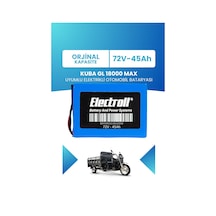 Kuba Gl18000 Max Uyumlu Batarya Lifepo4 72v 45ah