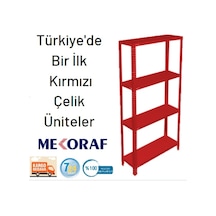 Mekoraf Mekoraf Kırmızı 31X93Cm Ve 43X93Cm Tek Ve Çift Üniteler