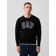 Gap V-ıntx Gap Athletıc Intarsıa Sweater Kazak 910050004 Siyah