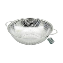 25cm Metal Kulplu Çelik Sepet Süzgeç İnce Tel Ayaklı 5468 Çok Renkli
