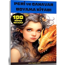 Peri Ve Canavar Boyama Kitabı 100 Tam Sayfa