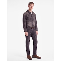 Koton Normal Bel Cepli Pamuklu Straight Fit Jean Pantolon - Mark Jean Siyah 7wam40370nd