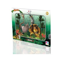 Ks Puzzle Mg704 Madagascar Çocuk-frame Puzzle 24 Parça 24x34 Cm