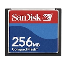 Sandisk Compact Flash 256 MB CF Hafıza Kartı