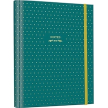 Victoria's Journals 17x24 Cm. 90 Gr. 96 Yp. Çizgili Gizli Spiralli Defter 23-0032