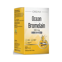 Ocean Bromelain 500 Mg 2400 Gdu /g Takviye Edici Gıda 60 Kapsül