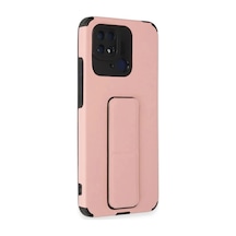 Jenerik Xiaomi Redmi 10c Kılıf Mega Standlı Silikon - Pudra