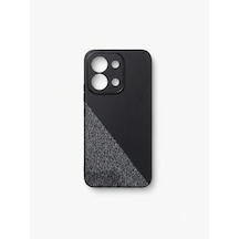 Redmi15 C Gri Siyah Silikon Kılıf Modeli