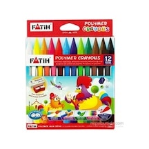 Fatih 12 Renk Mum Boya Pelikan Silgi + Kalemtraş
